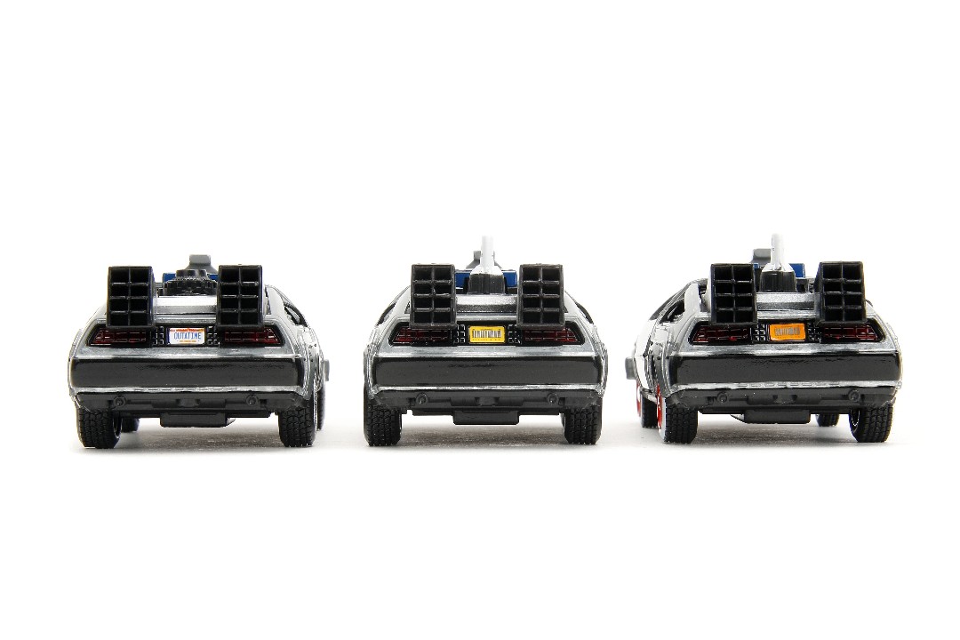 DBOX - Jada 1/32 "Hollywood Rides" Back to The Future 3-Pack