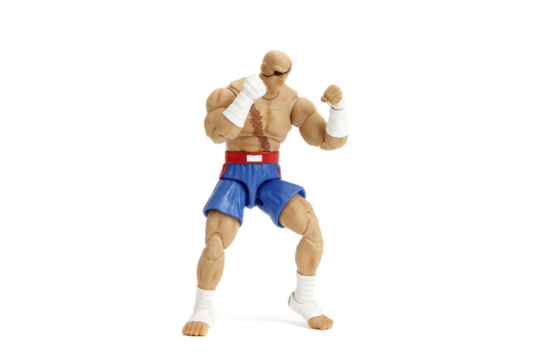DBOX - Jada 1/12 Action Figure - Street Fighter Deluxe - Sagat