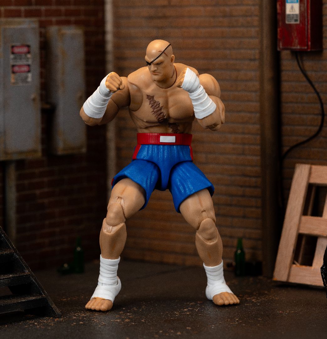 DBOX - Jada 1/12 Action Figure - Street Fighter Deluxe - Sagat