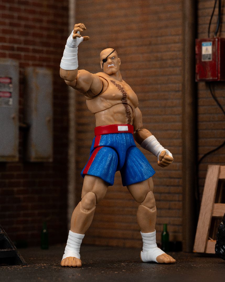 DBOX - Jada 1/12 Action Figure - Street Fighter Deluxe - Sagat
