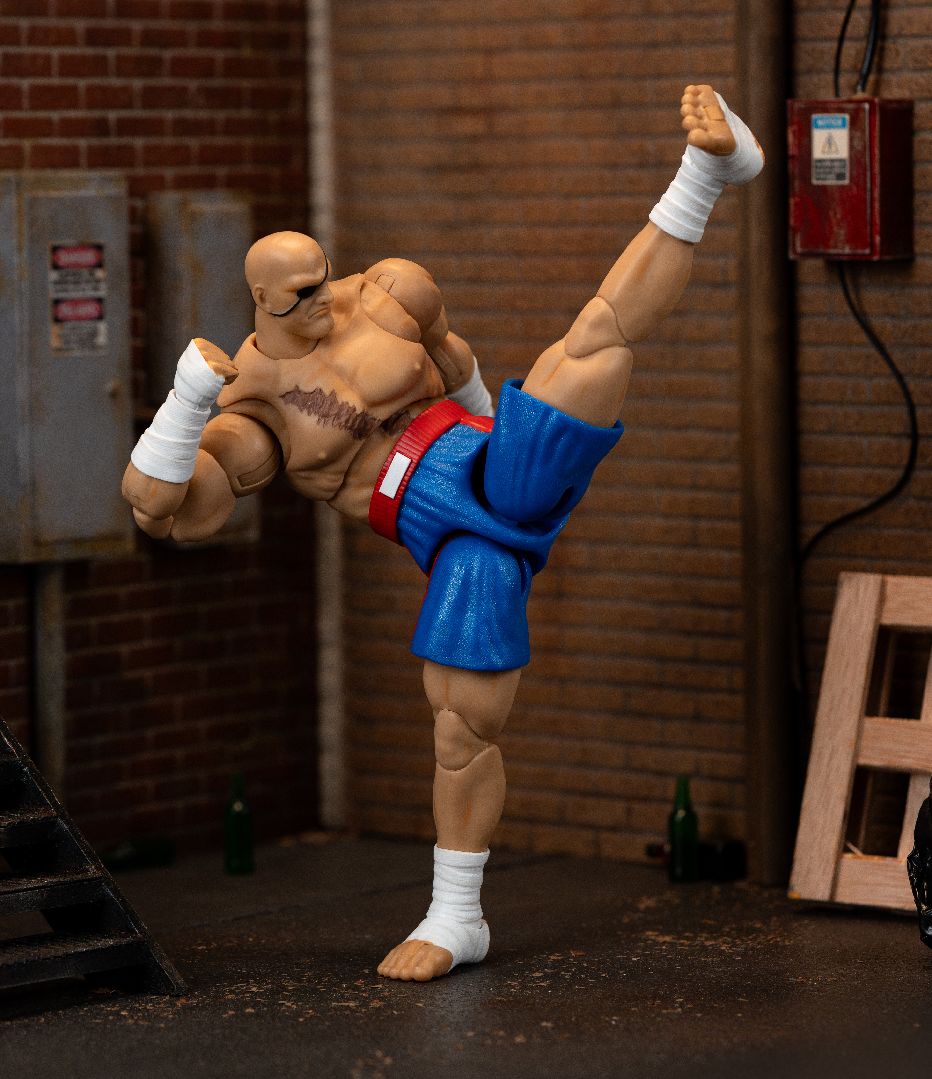 DBOX - Jada 1/12 Action Figure - Street Fighter Deluxe - Sagat