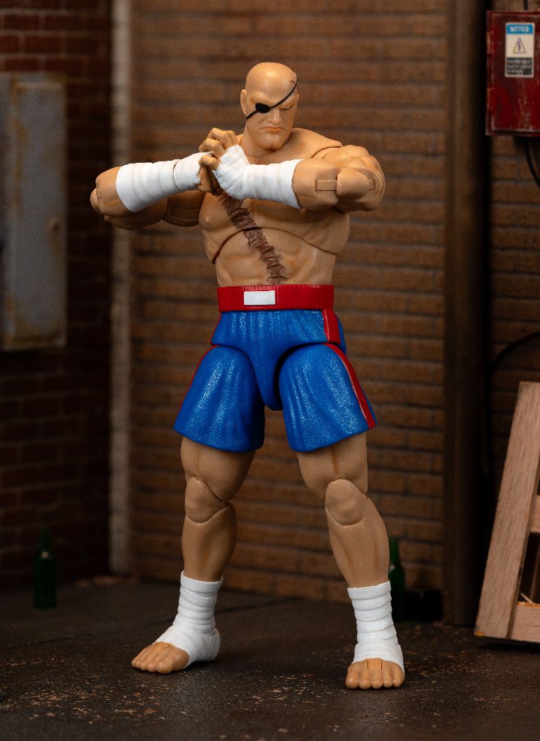 DBOX - Jada 1/12 Action Figure - Street Fighter Deluxe - Sagat