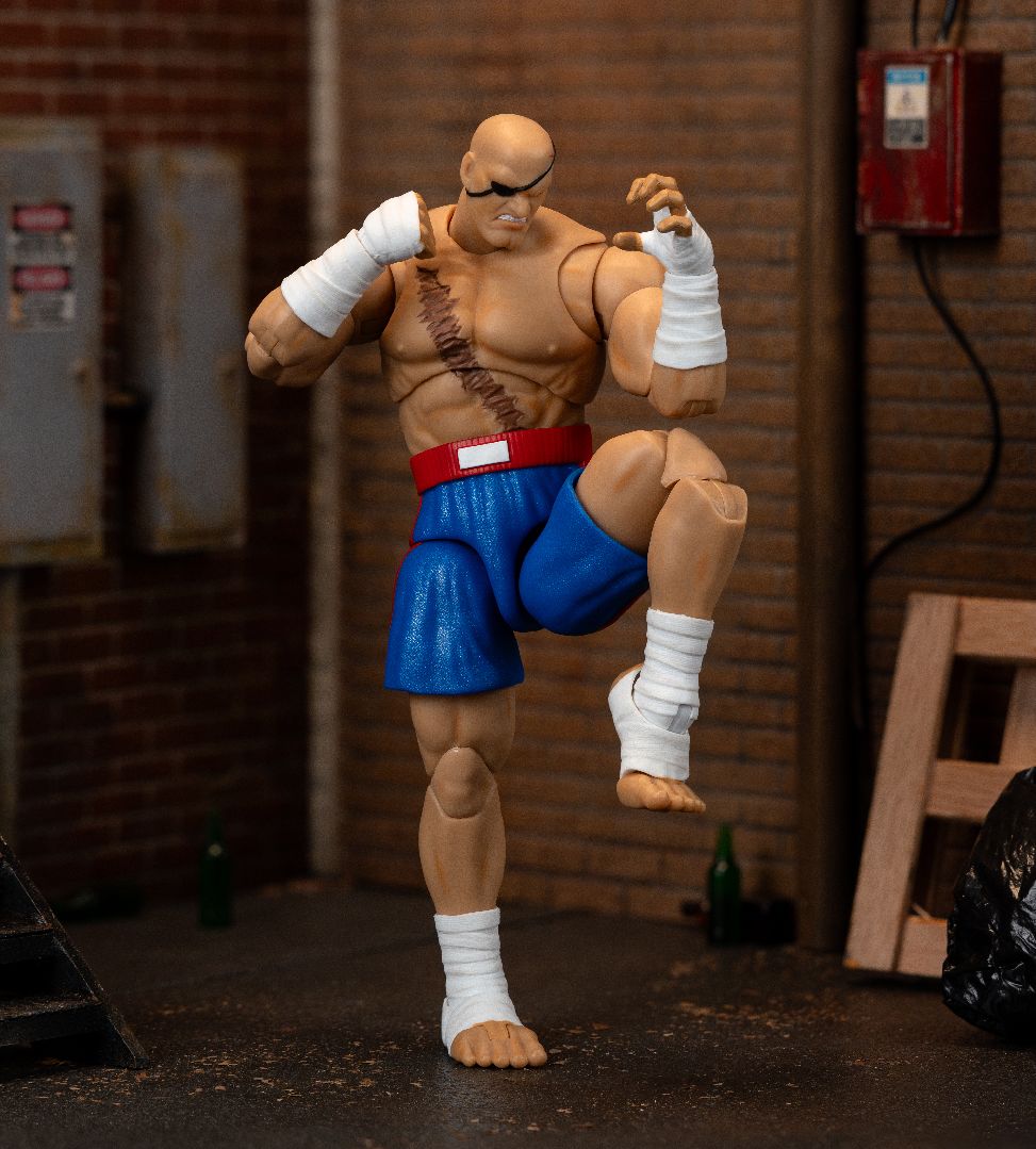 DBOX - Jada 1/12 Action Figure - Street Fighter Deluxe - Sagat