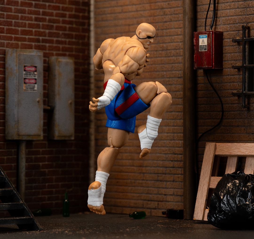 DBOX - Jada 1/12 Action Figure - Street Fighter Deluxe - Sagat