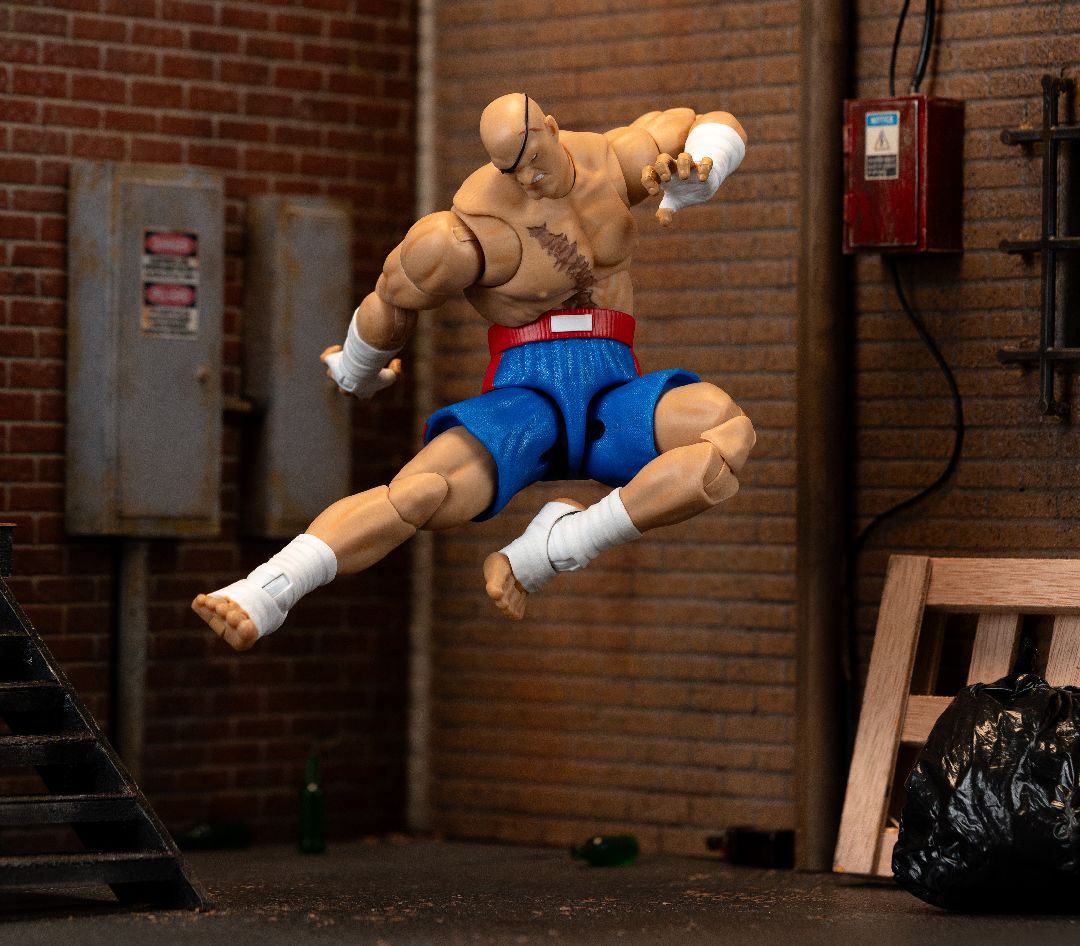 DBOX - Jada 1/12 Action Figure - Street Fighter Deluxe - Sagat