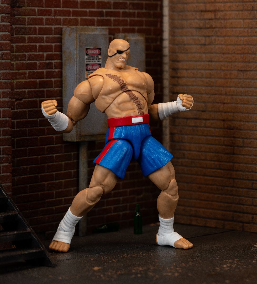 DBOX - Jada 1/12 Action Figure - Street Fighter Deluxe - Sagat