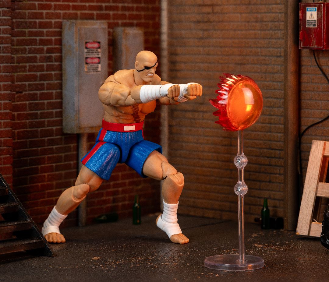 DBOX - Jada 1/12 Action Figure - Street Fighter Deluxe - Sagat