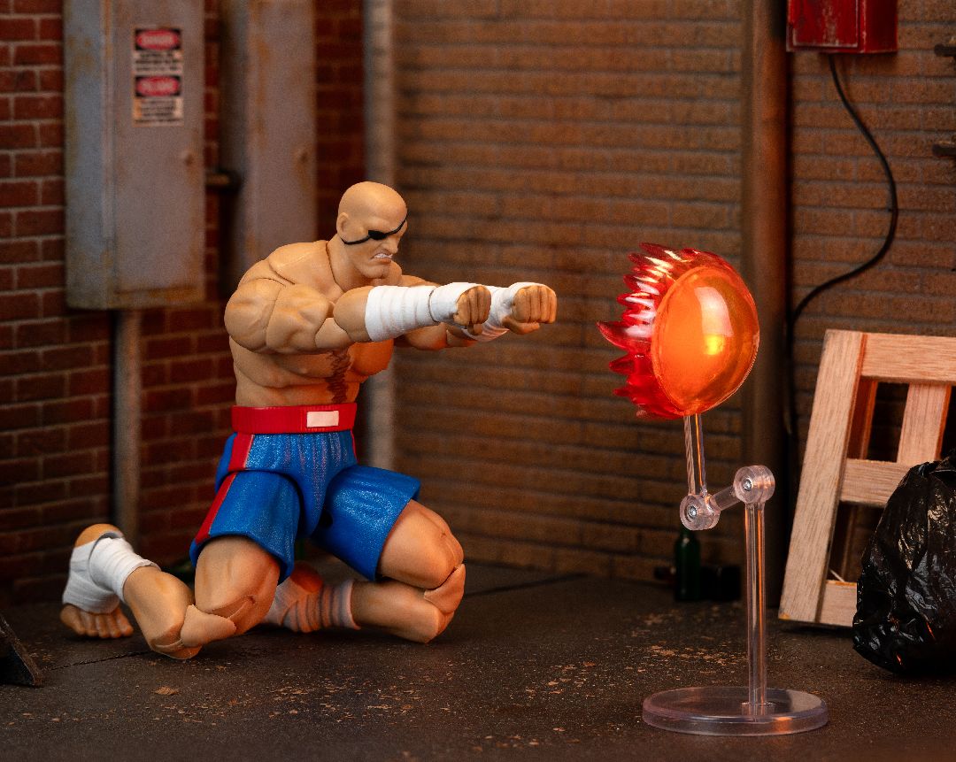 DBOX - Jada 1/12 Action Figure - Street Fighter Deluxe - Sagat