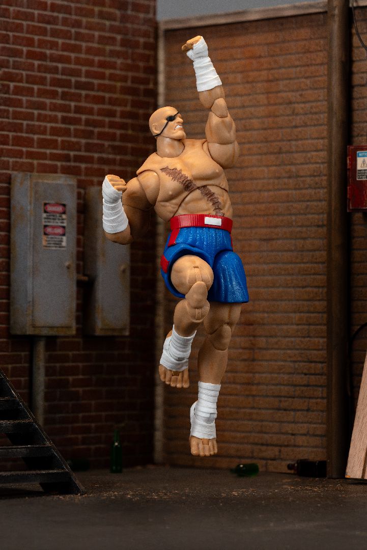 DBOX - Jada 1/12 Action Figure - Street Fighter Deluxe - Sagat