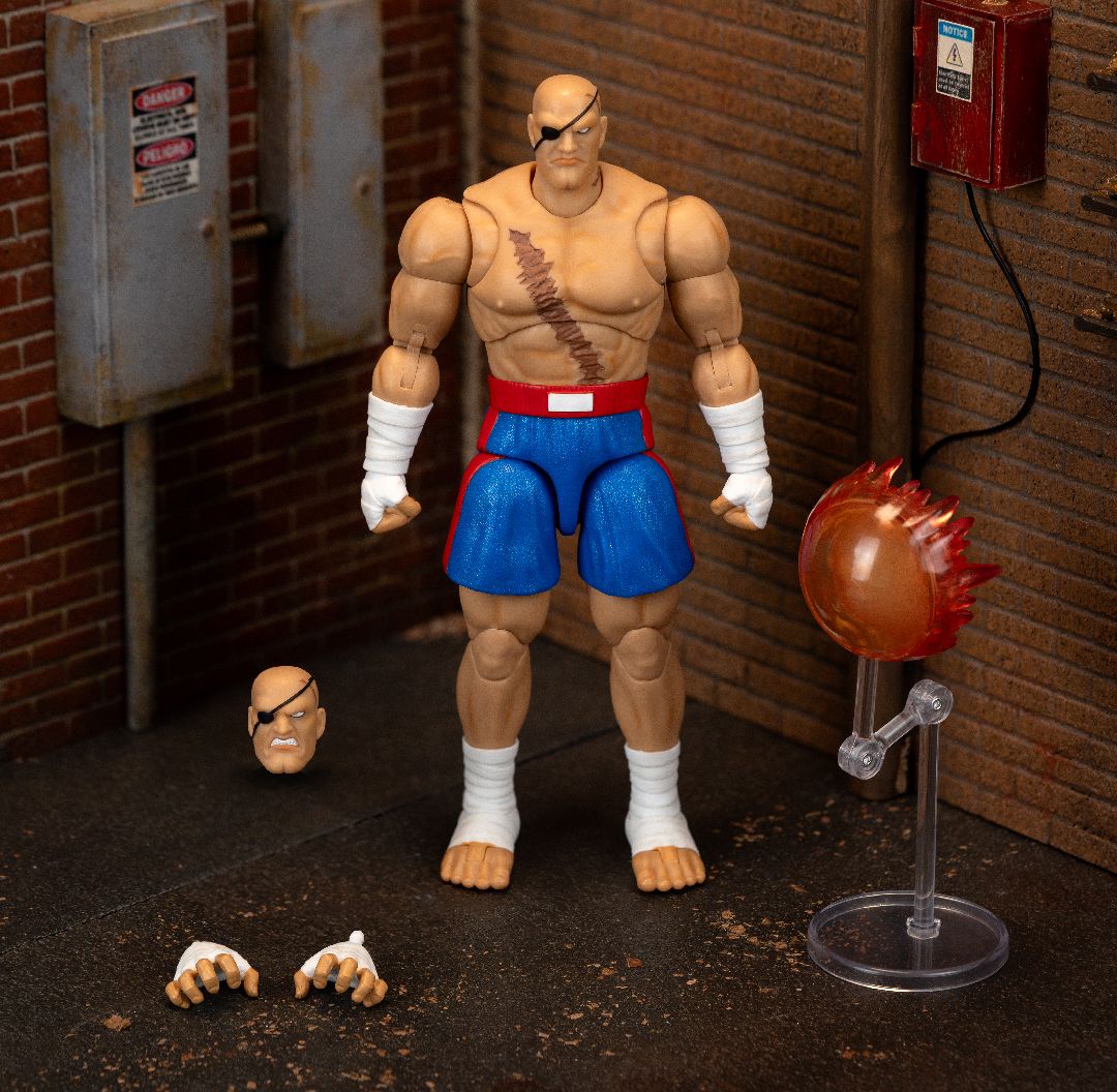 DBOX - Jada 1/12 Action Figure - Street Fighter Deluxe - Sagat