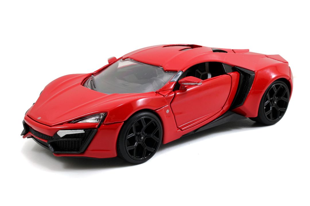 Damaged Box - Jada 1/24 Fast & Furious Lykan Hypersport Red