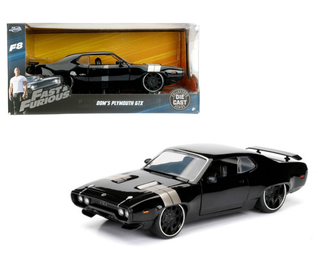 Damaged Box - Jada 1/24 "Fast & Furious" Dom's Plymouth GTX