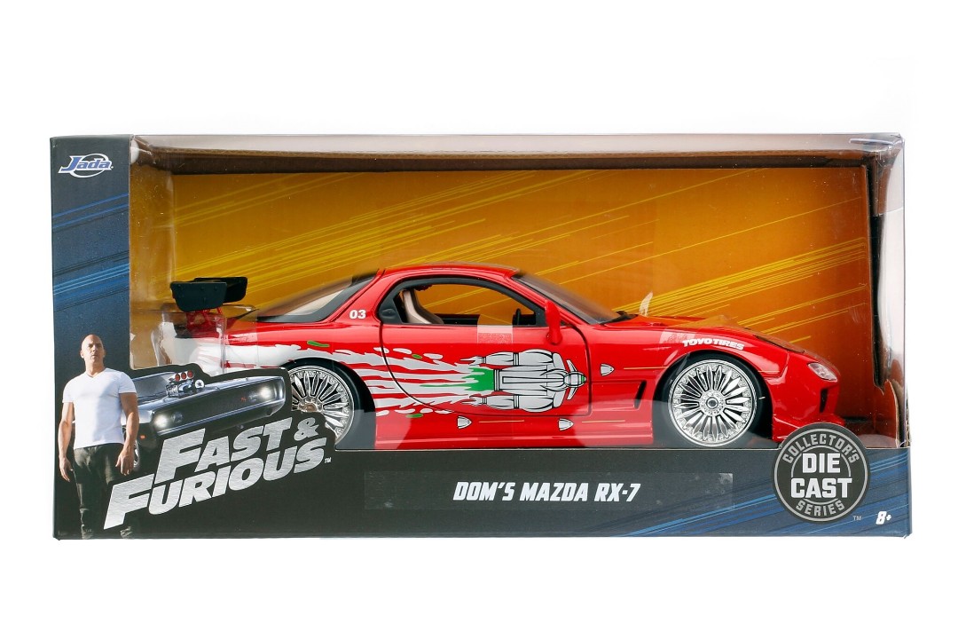 Damaged Box - Jada 1/24 "Fast & Furious" Dom's Mazda RX-7