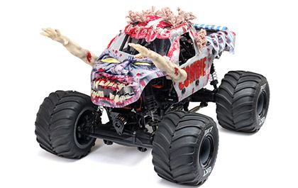DBOX - Losi 1/18 Mini LMT Zombie RTR - B&C Included - Red