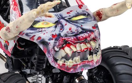 DBOX - Losi 1/18 Mini LMT Zombie RTR - B&C Included - Red