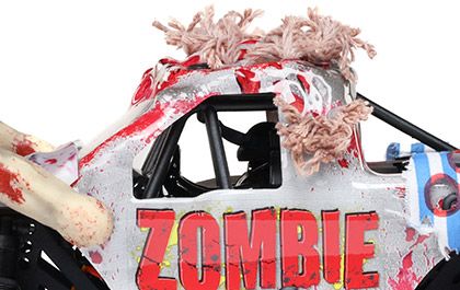 DBOX - Losi 1/18 Mini LMT Zombie RTR - B&C Included - Red