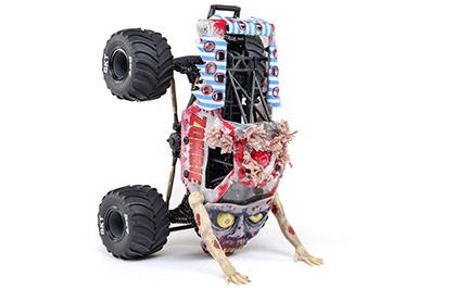 DBOX - Losi 1/18 Mini LMT Zombie RTR - B&C Included - Red