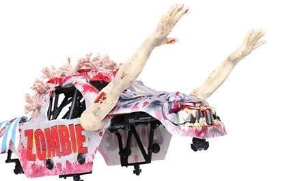 DBOX - Losi 1/18 Mini LMT Zombie RTR - B&C Included - Red