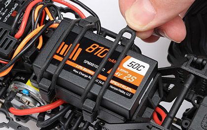 DBOX - Losi 1/18 Mini LMT Zombie RTR - B&C Included - Red