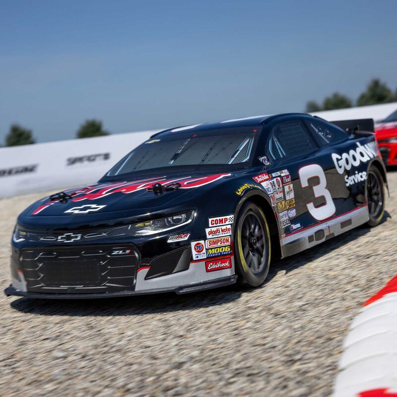 DBOX - Losi 1/12 NASCAR RCR No. 3 GM Goodwrench ZL1 - Black