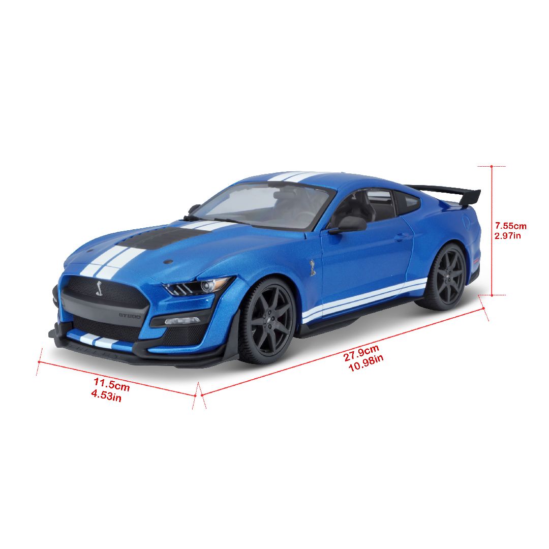Damaged Box - Maisto 1/18 SE 2020 Shelby GT500 (CFTP) (Blue)