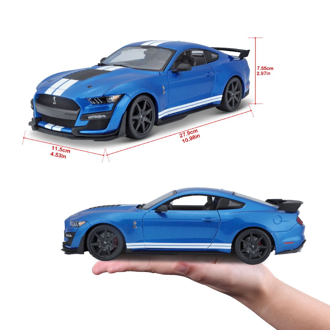 Damaged Box - Maisto 1/18 SE 2020 Shelby GT500 (CFTP) (Blue)