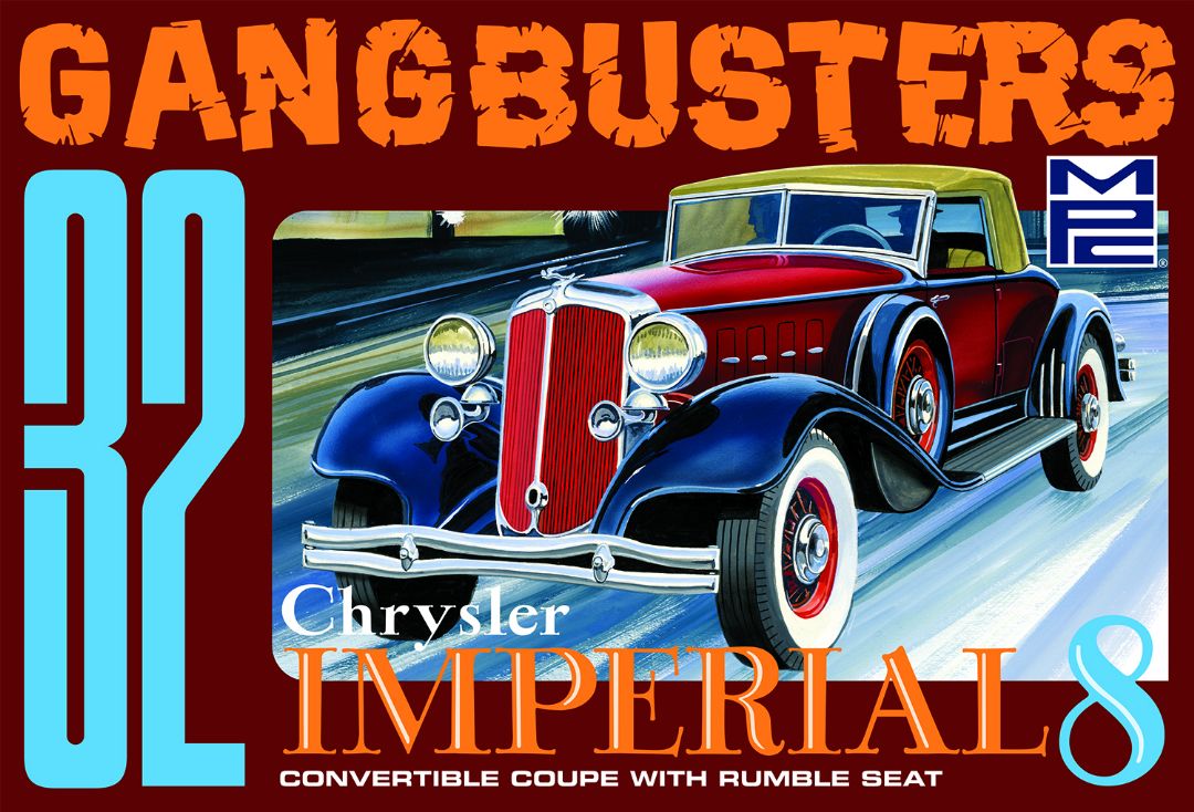 Damaged Box - MPC 1932 Chrysler Imperial "Gangbusters" 1/25