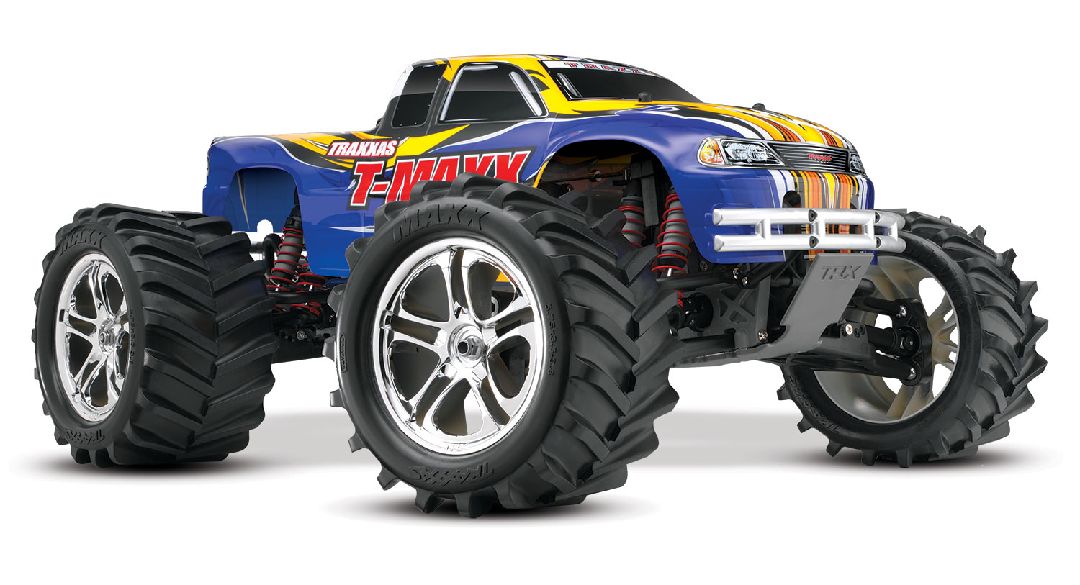 Damaged Box - Traxxas 1/10 T-Maxx Classic 4x4 RTR - Blue