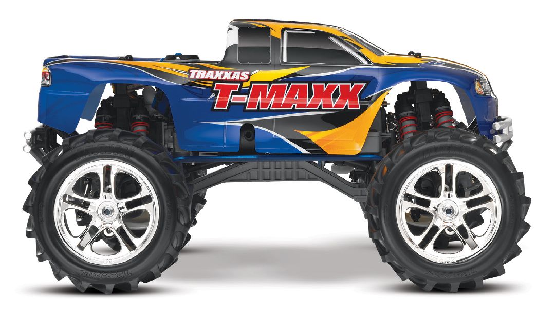 Damaged Box - Traxxas 1/10 T-Maxx Classic 4x4 RTR - Blue