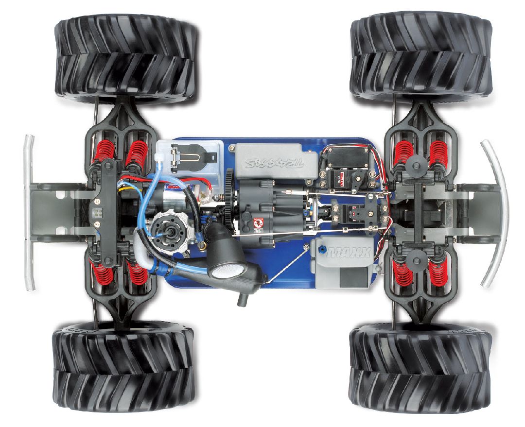 Damaged Box - Traxxas 1/10 T-Maxx Classic 4x4 RTR - Blue