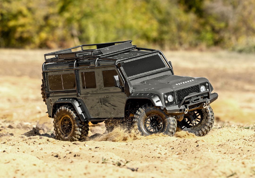 Damaged Box -Traxxas 1/10 TRX-4 Defender 4WD RTR, Clipless-Green