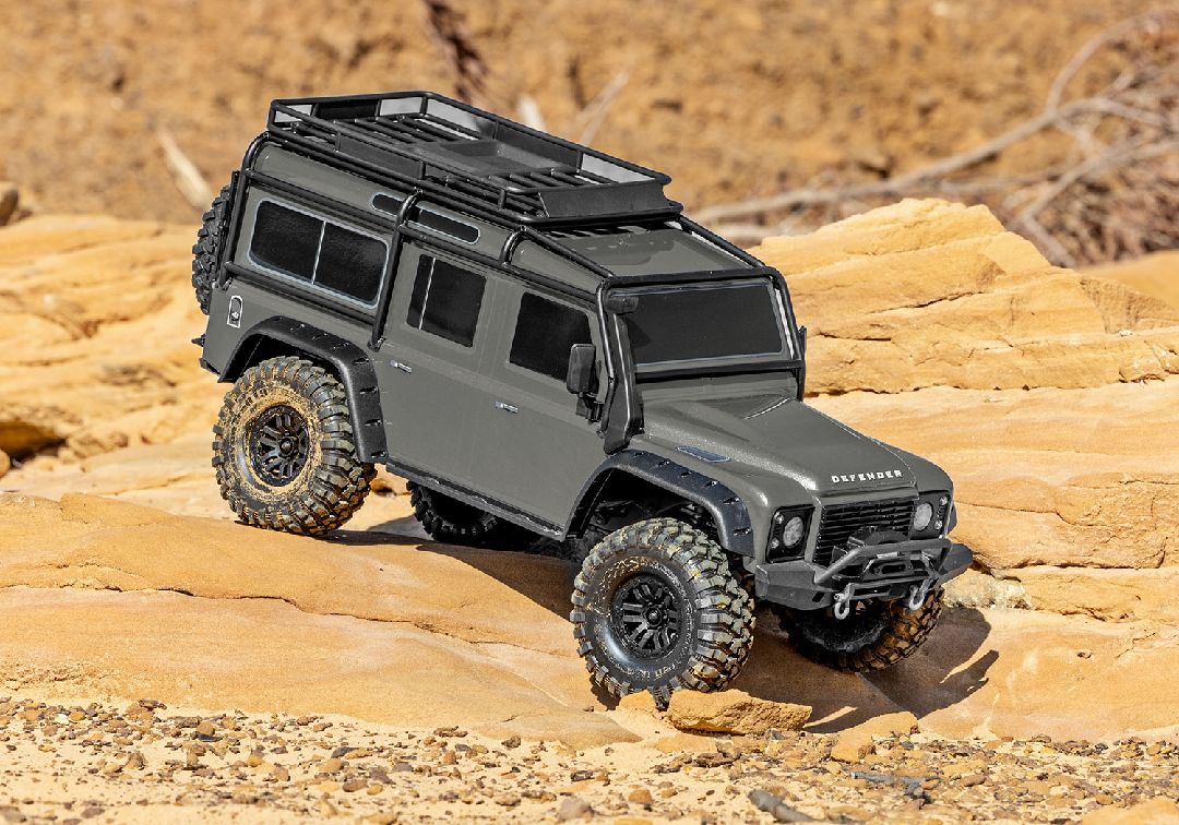 Damaged Box -Traxxas 1/10 TRX-4 Defender 4WD RTR, Clipless-Green