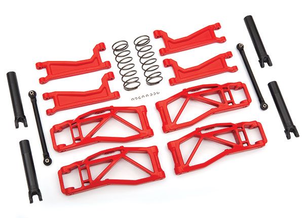 DBOX - Traxxas Suspension kit, WideMAXX, red