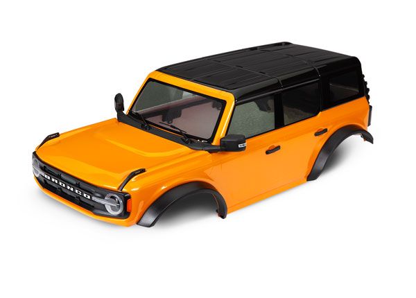 Damaged Box - Traxxas Body, Ford Bronco (2021), complete, orange