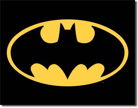 Batman Logo - Rectangular Tin Sign