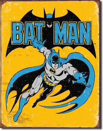Batman Retro - Rectangular Tin Sign