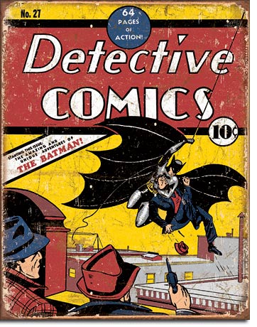 Detective Comics The Batman - Rectangular Tin Sign