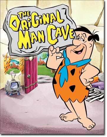 Flintstones The Original Man Cave - Rectangular Tin Sign