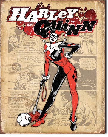 Harley Quinn - Rectangular Tin Sign