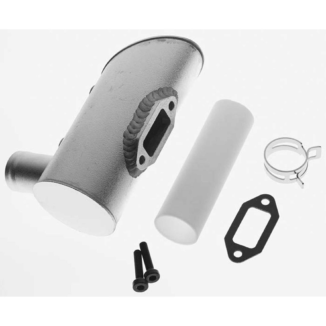 DLE Engines Muffler Right 2-Hole DLE-120