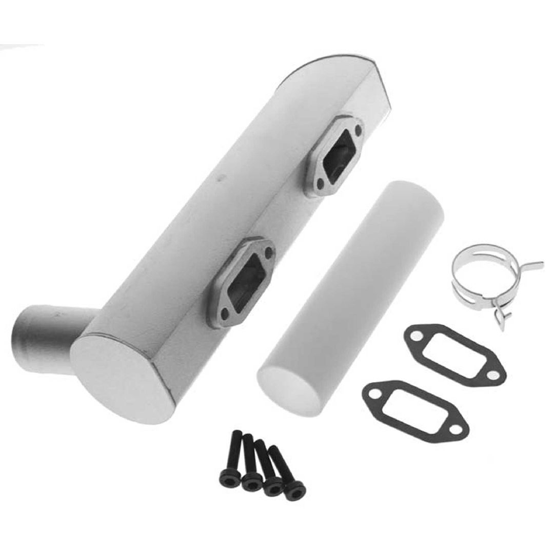 DLE Engines Muffler Left 2-Hole DLE-222