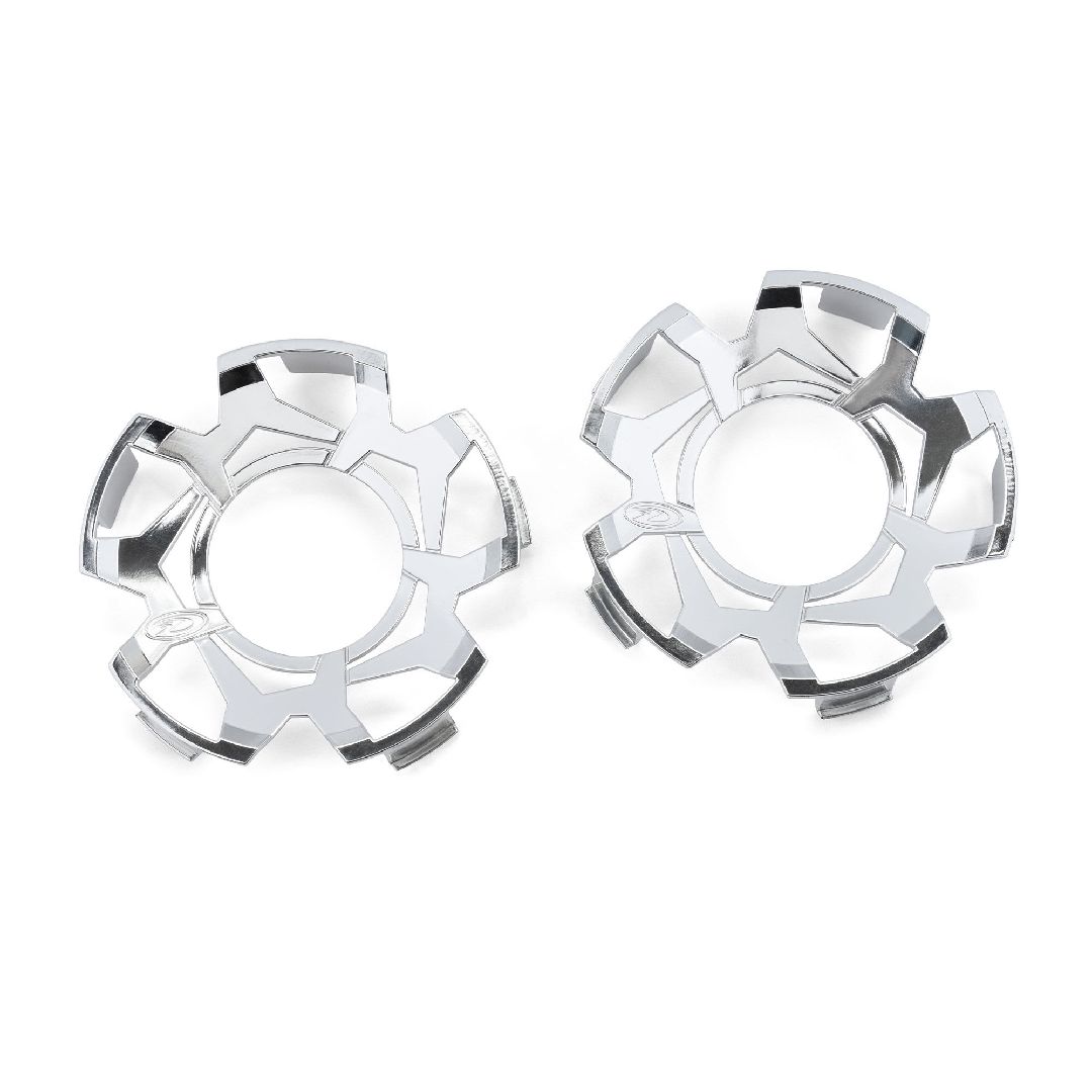 Duratrax Clp-Lck Whl Fce Mirror Chrm for Rpper 5.7 Whl (2)