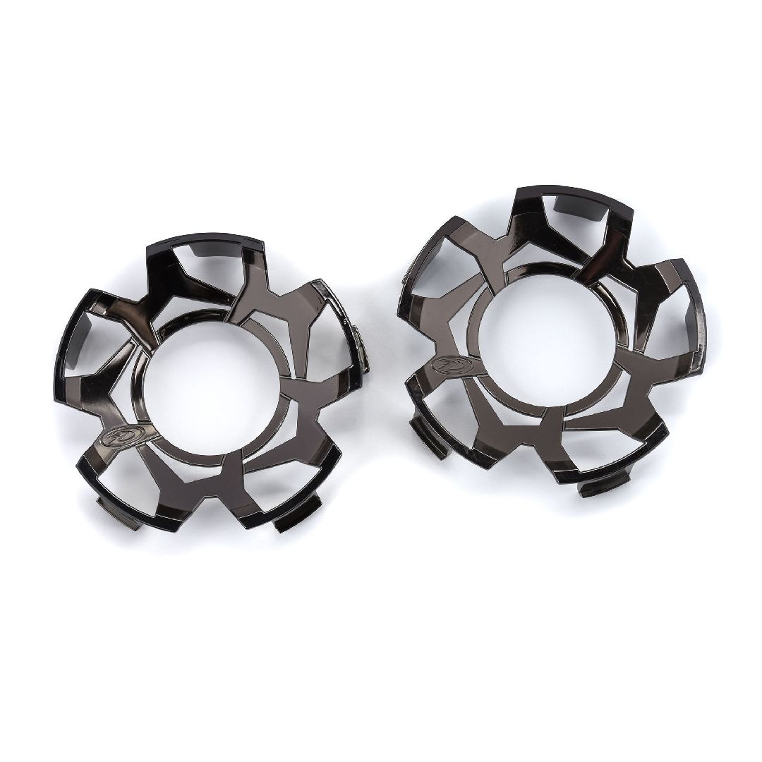 Duratrax Clip-Lck Whl Face Blk Chrm for Ripper 5.7 Whl (2)