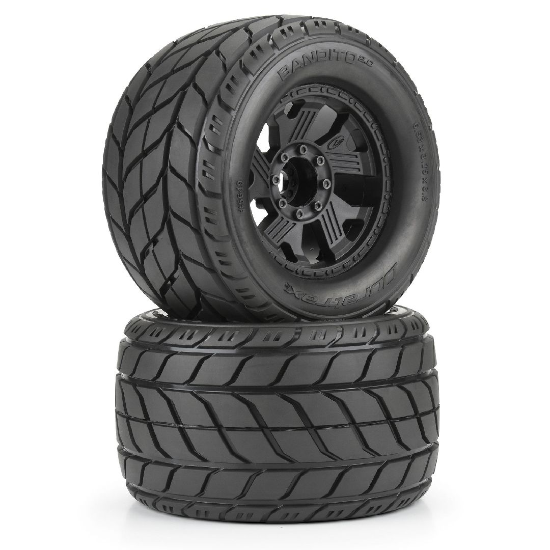 Duratrax Bandito 2.0 3.8" Tires on Ripper Removable Hex (2)