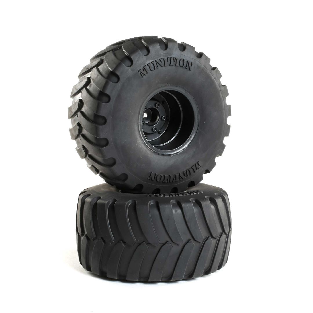 Duratrax Duratrax Munition MT 2.2 Mounted Black (2)