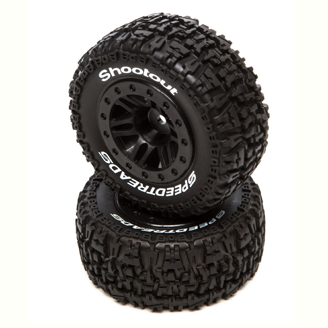 Duratrax SpeedTreads Shootout SCMTD Blk:TRA SL ECX R4X4 F/R