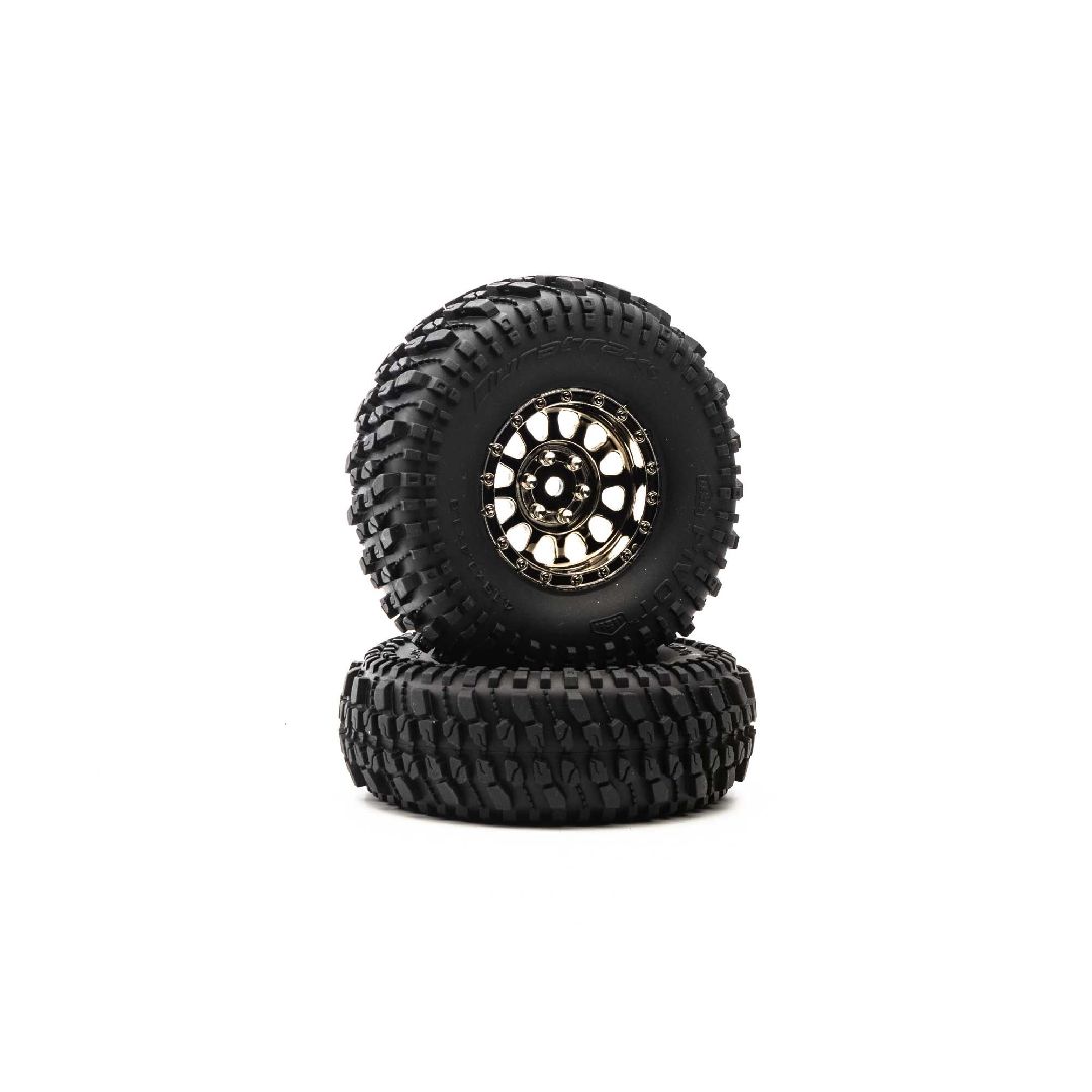 Duratrax Class 1 PIVOT CR C3 Mounted 1.9 Blk/Chr (2)