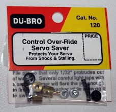 Du-Bro Control Over-Ride Servo Saver (1/pkg)