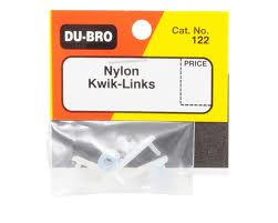 Du-Bro Nylon Kwik-Link (Standard Size) (2/pkg) - 6 Pack