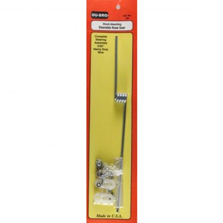Du-Bro Steerable Nose Gear-Straight (1/pkg) - Click Image to Close